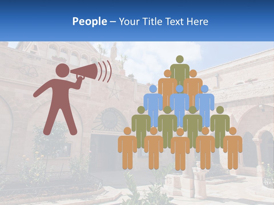 Temple In Bethlehem PowerPoint Template