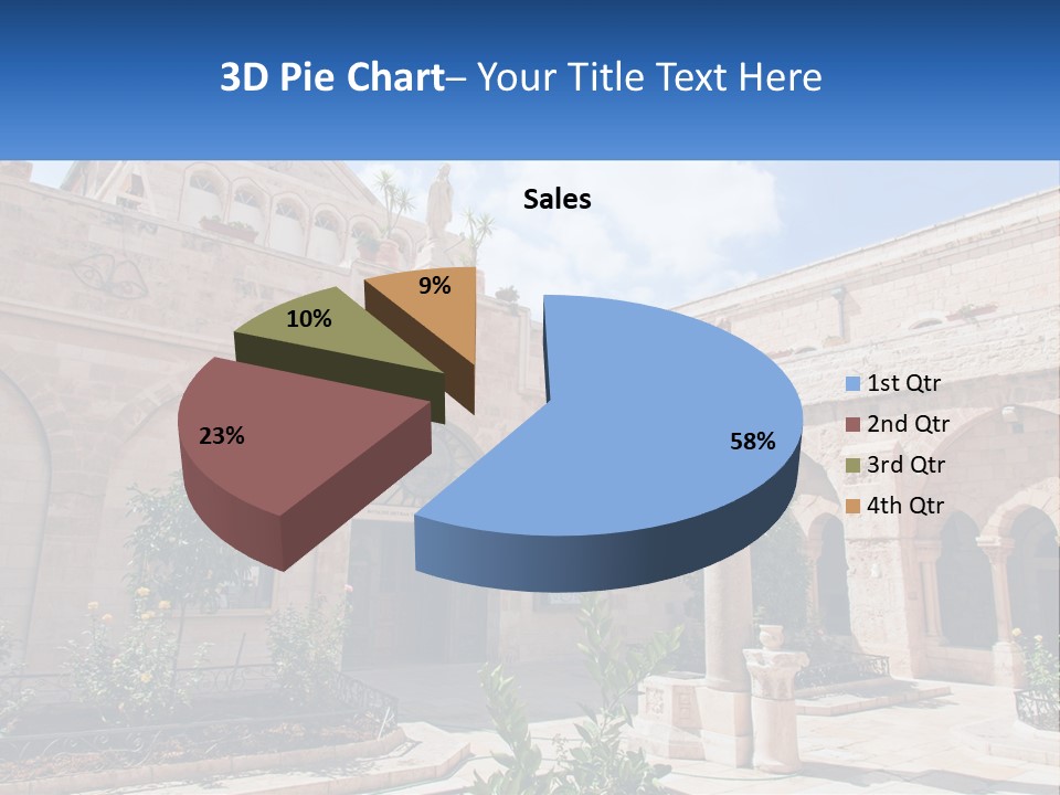 Temple In Bethlehem PowerPoint Template
