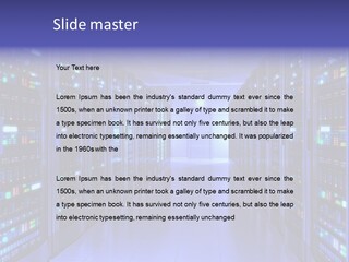 Server Room PowerPoint Template