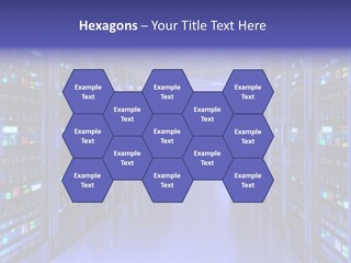 Server Room PowerPoint Template
