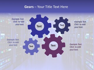 Server Room PowerPoint Template