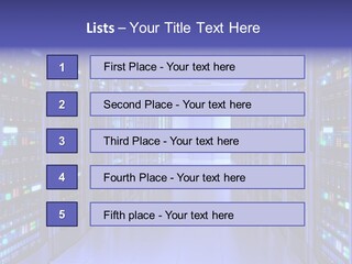 Server Room PowerPoint Template