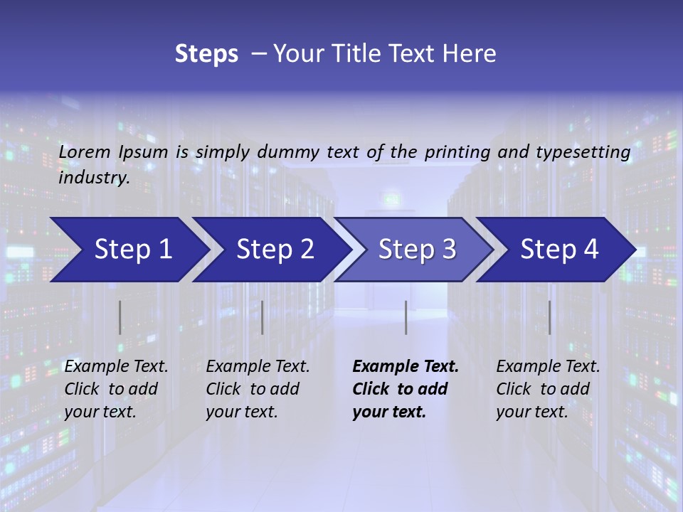 Server Room PowerPoint Template