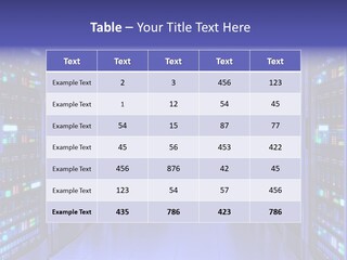 Server Room PowerPoint Template