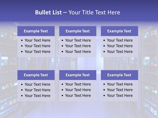 Server Room PowerPoint Template
