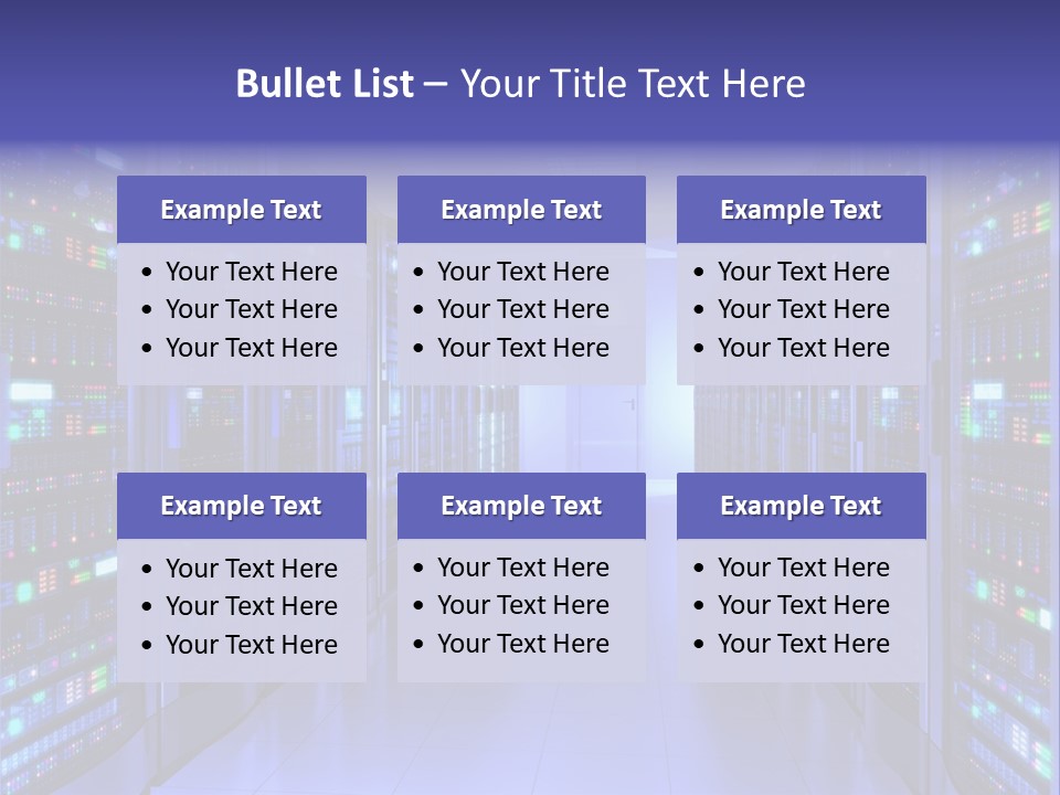 Server Room PowerPoint Template