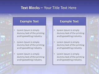 Server Room PowerPoint Template