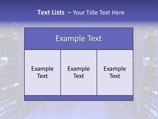 Server Room PowerPoint Template
