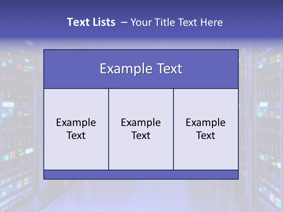 Server Room PowerPoint Template