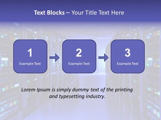 Server Room PowerPoint Template