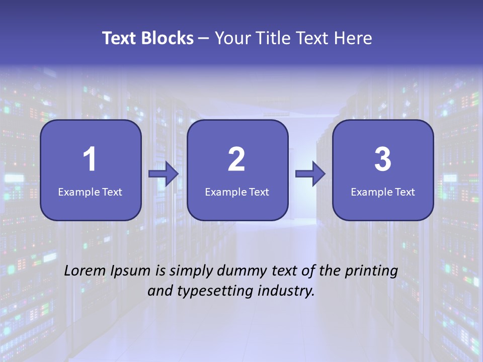 Server Room PowerPoint Template
