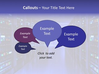 Server Room PowerPoint Template