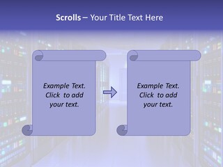Server Room PowerPoint Template
