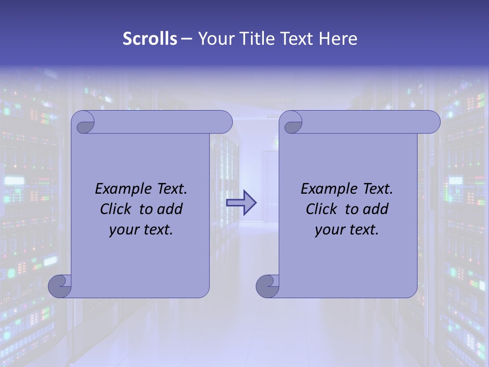 Server Room PowerPoint Template