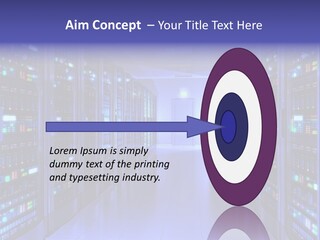 Server Room PowerPoint Template