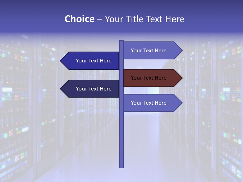 Server Room PowerPoint Template
