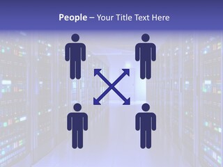 Server Room PowerPoint Template