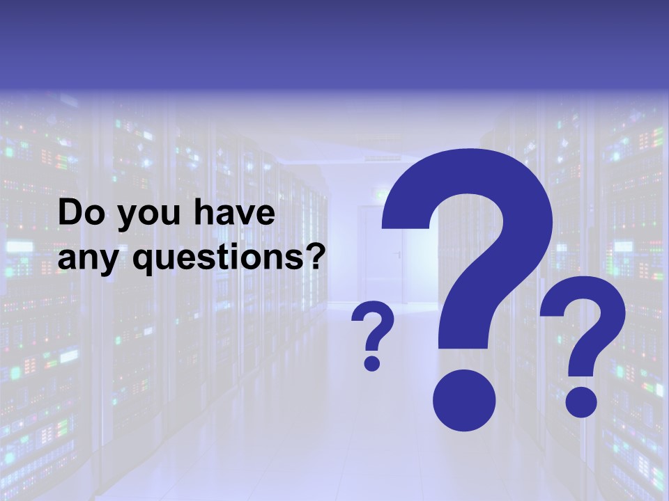 Server Room PowerPoint Template