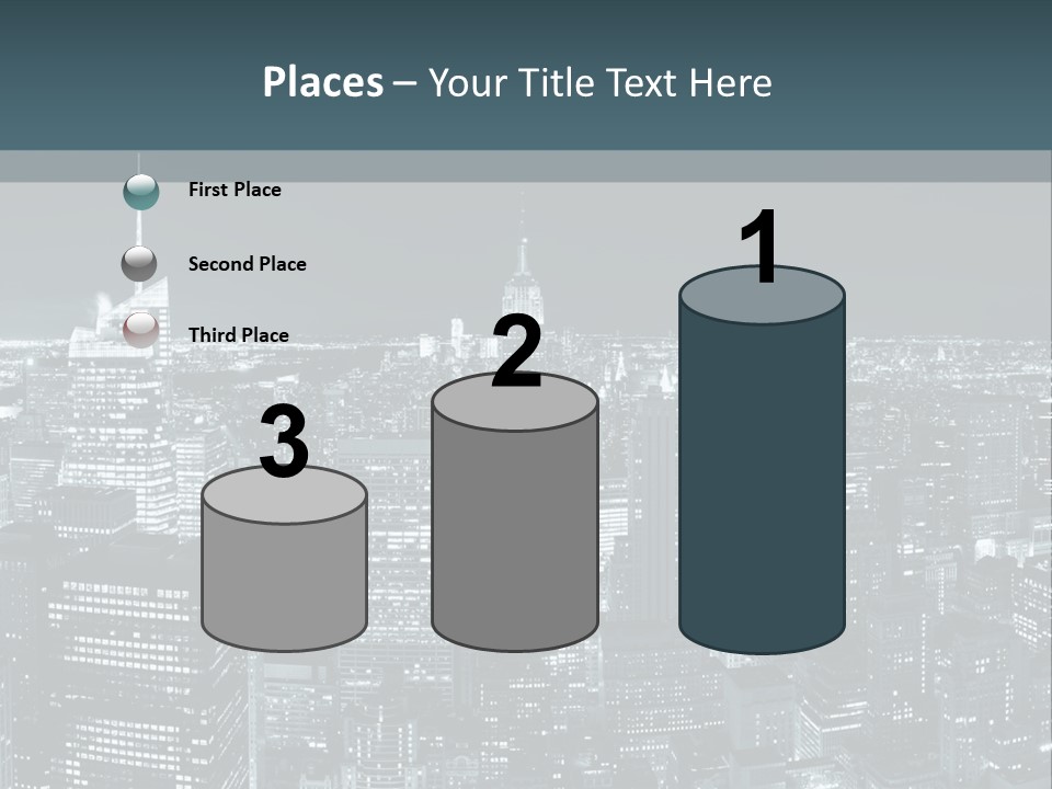 Night New York City PowerPoint Template