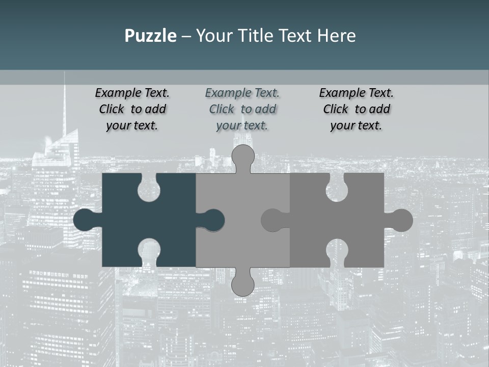 Night New York City PowerPoint Template