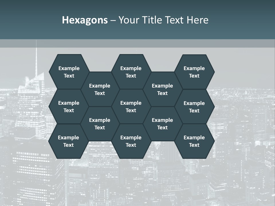 Night New York City PowerPoint Template