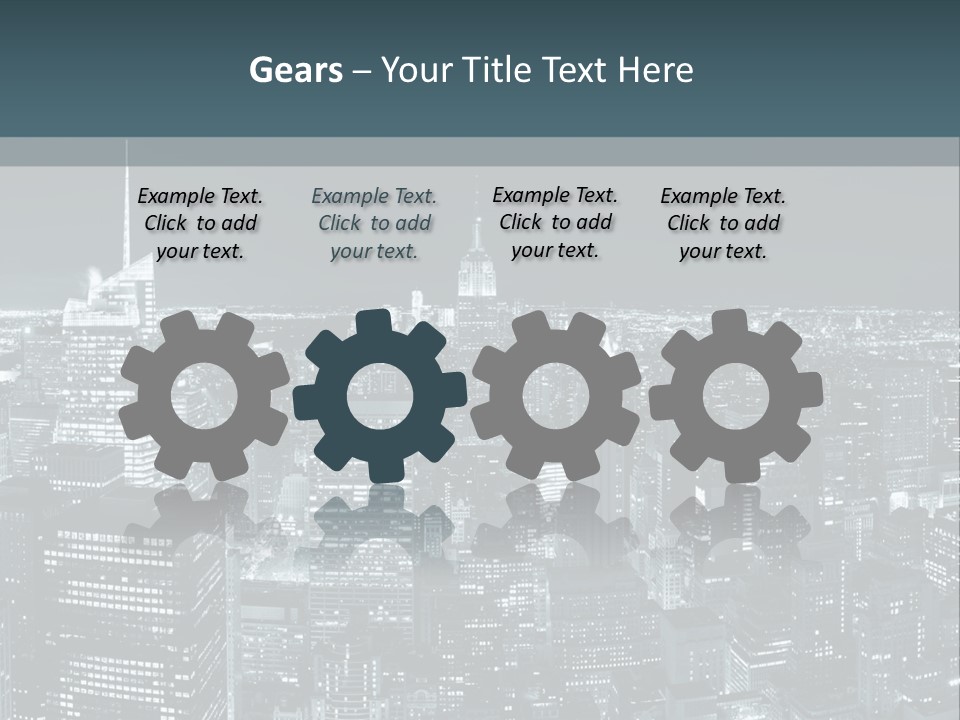 Night New York City PowerPoint Template