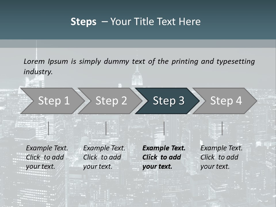Night New York City PowerPoint Template