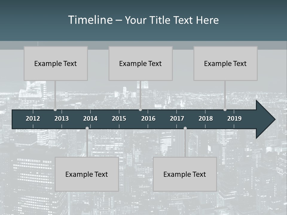 Night New York City PowerPoint Template