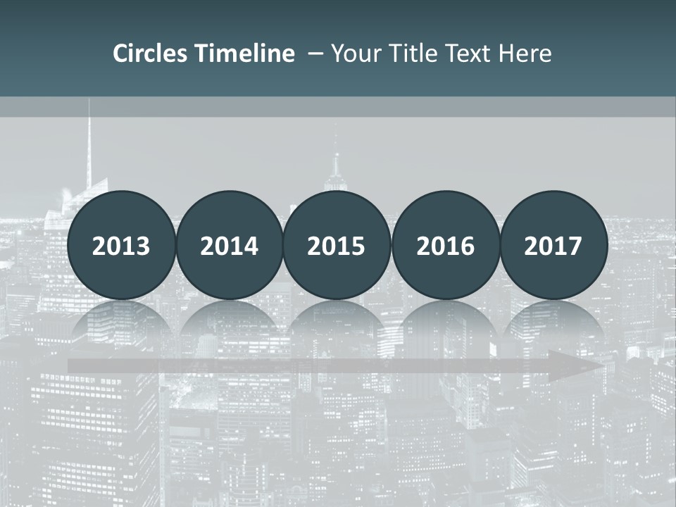 Night New York City PowerPoint Template