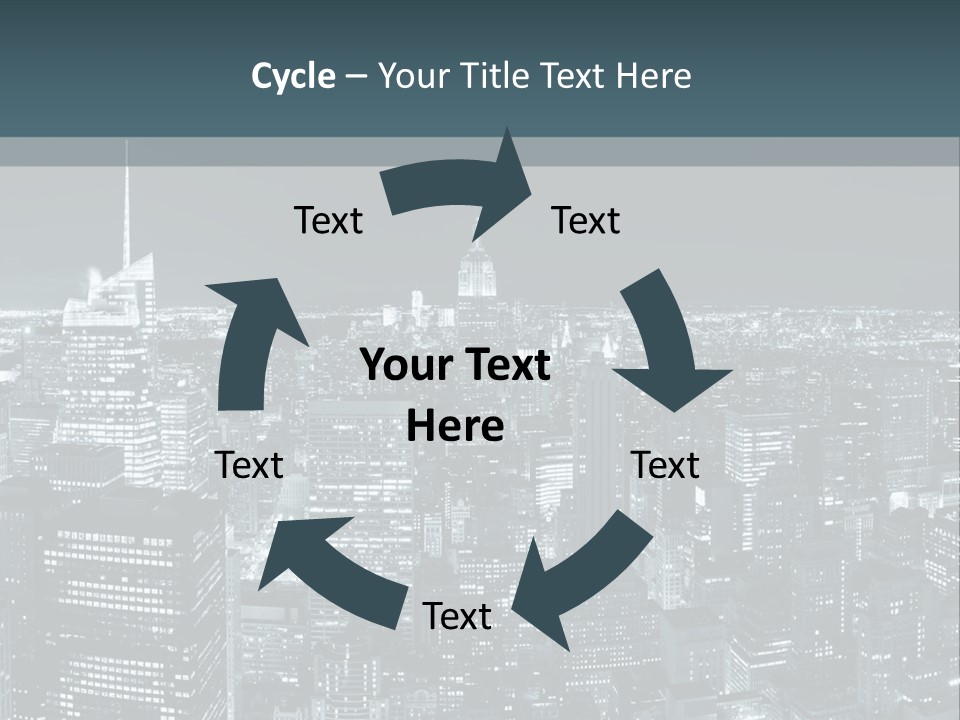 Night New York City PowerPoint Template