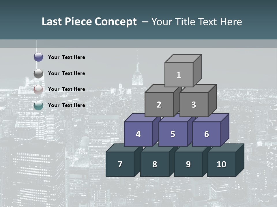 Night New York City PowerPoint Template