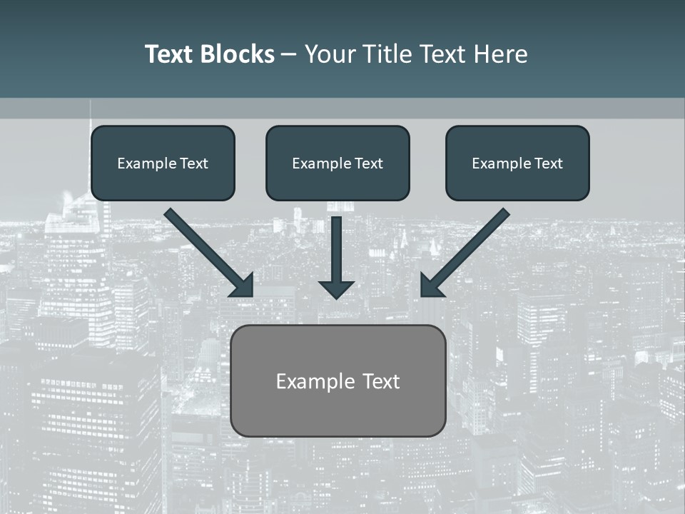 Night New York City PowerPoint Template