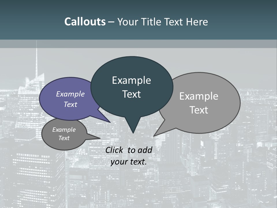 Night New York City PowerPoint Template