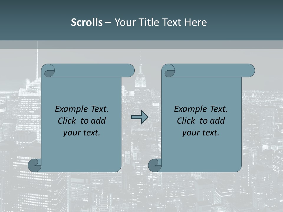 Night New York City PowerPoint Template