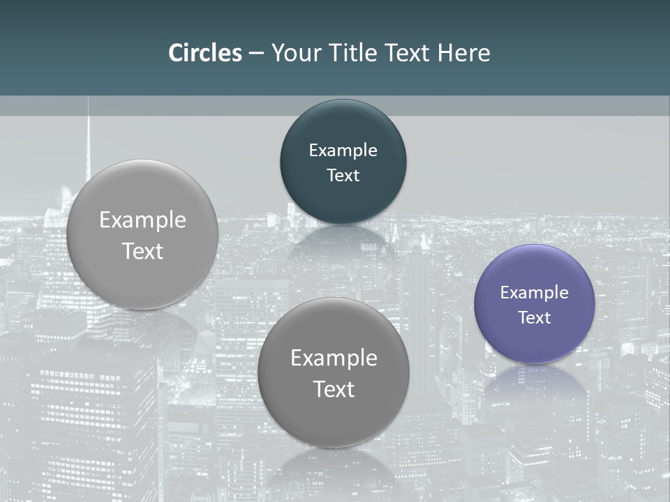 Night New York City PowerPoint Template