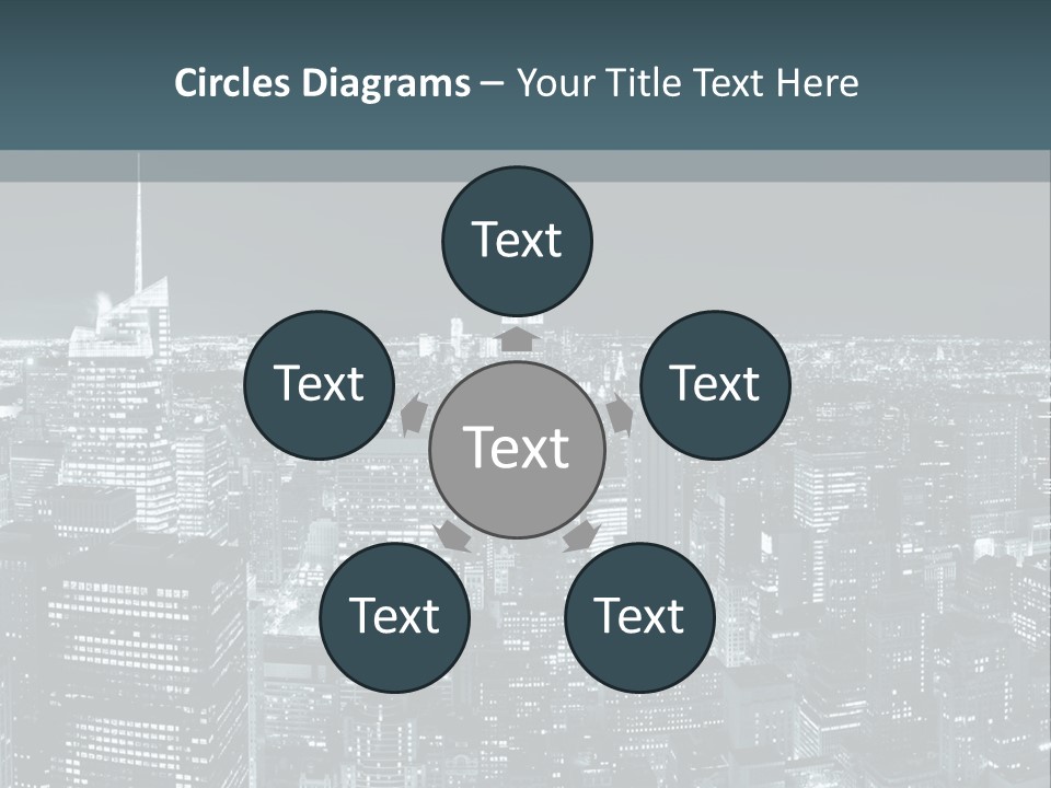 Night New York City PowerPoint Template