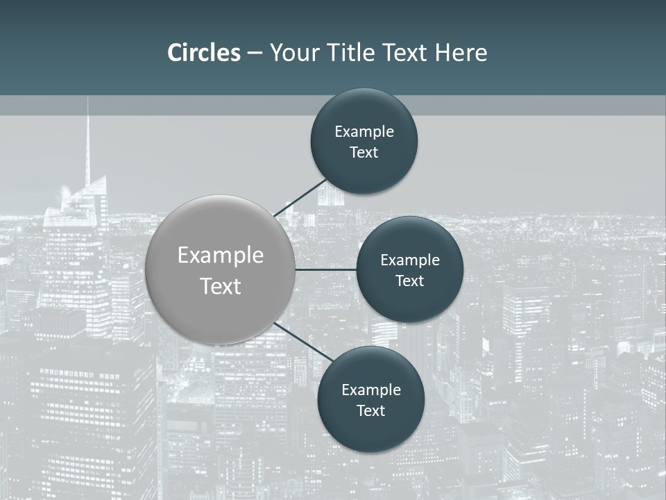 Night New York City PowerPoint Template