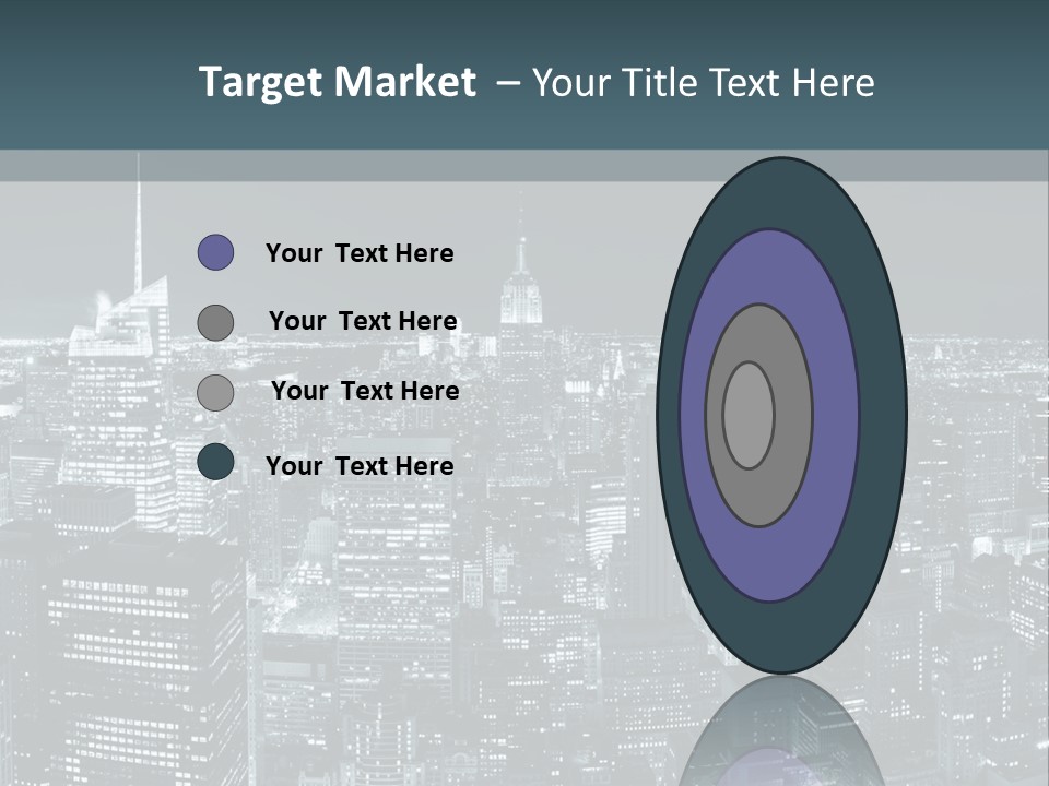 Night New York City PowerPoint Template