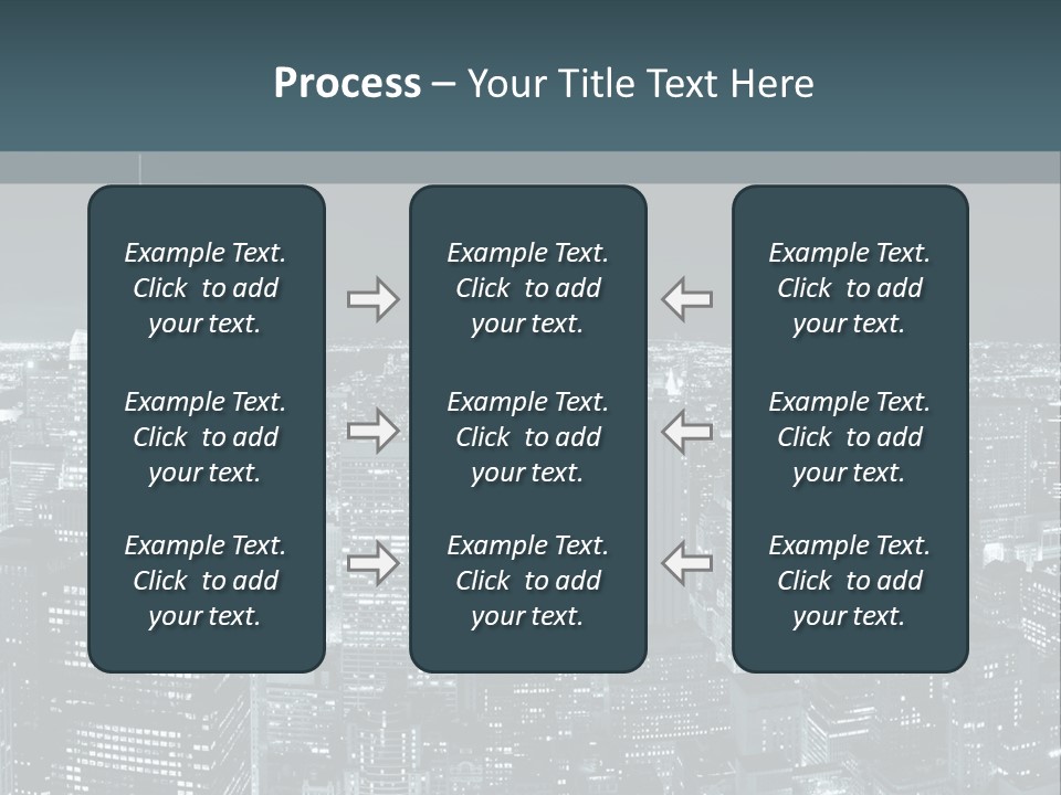 Night New York City PowerPoint Template