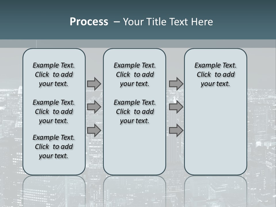 Night New York City PowerPoint Template