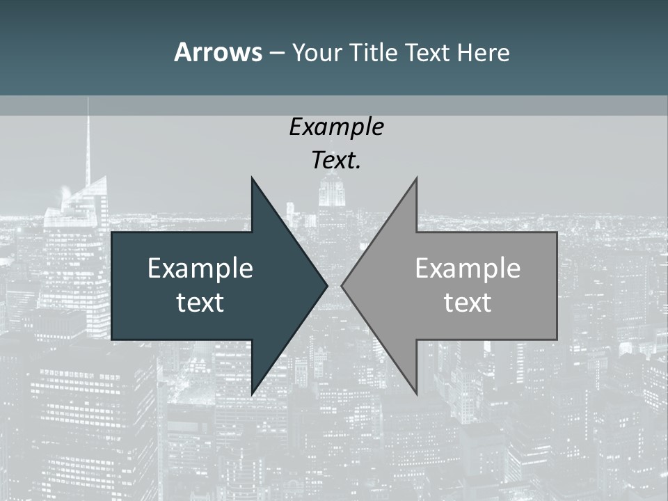 Night New York City PowerPoint Template