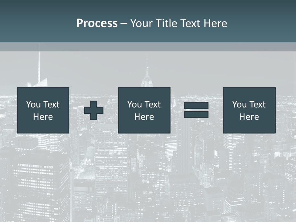 Night New York City PowerPoint Template