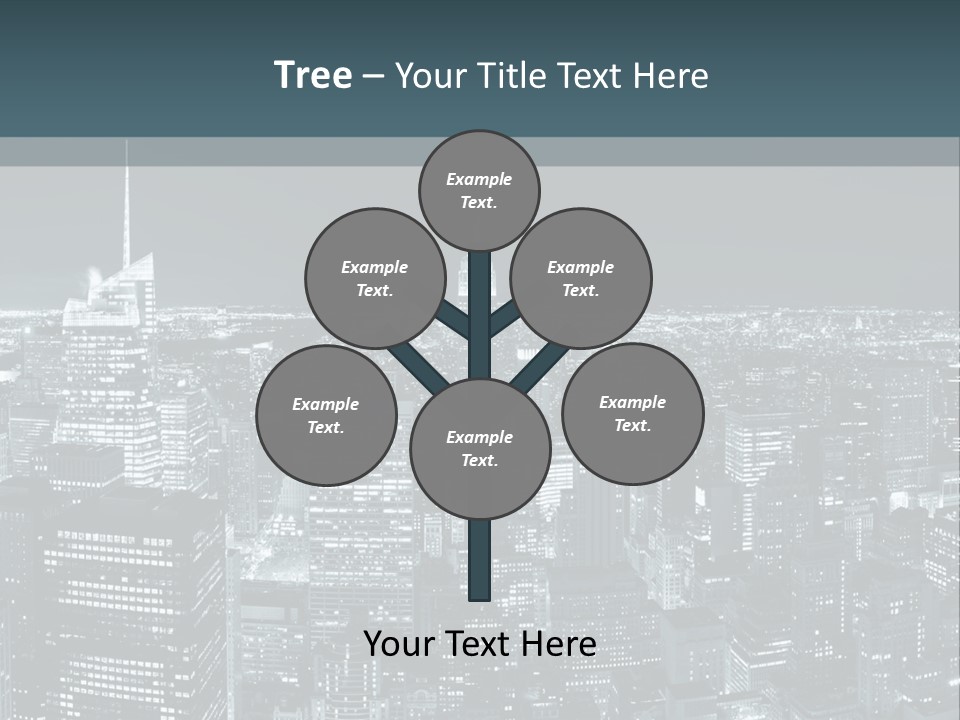 Night New York City PowerPoint Template