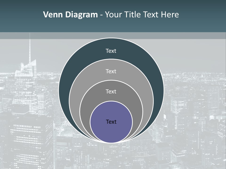 Night New York City PowerPoint Template