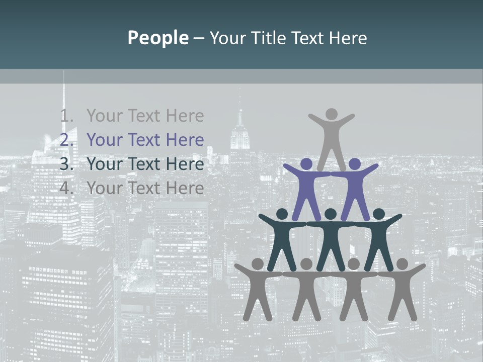 Night New York City PowerPoint Template