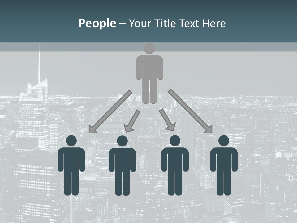 Night New York City PowerPoint Template