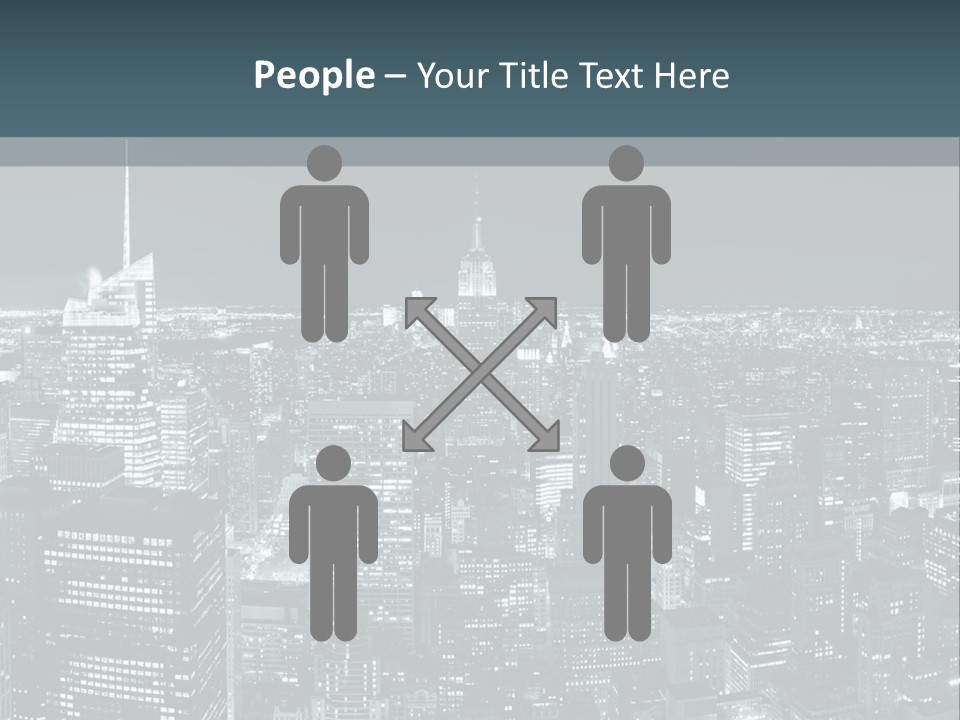 Night New York City PowerPoint Template