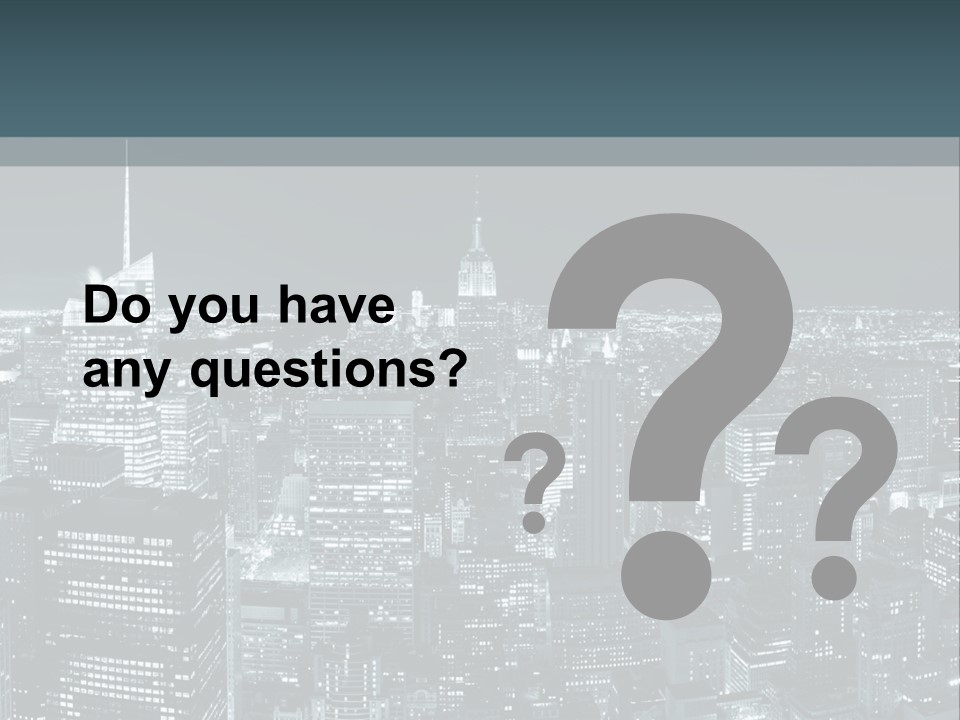 Night New York City PowerPoint Template