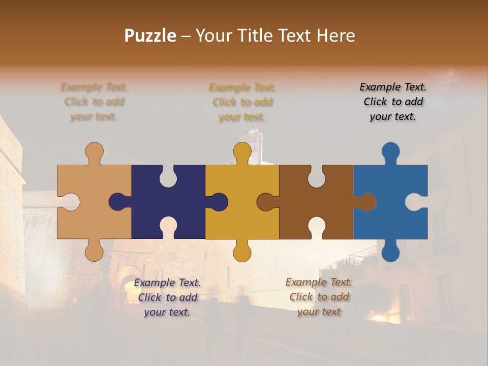 Old Castle PowerPoint Template