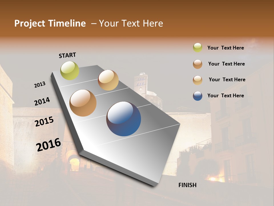 Old Castle PowerPoint Template